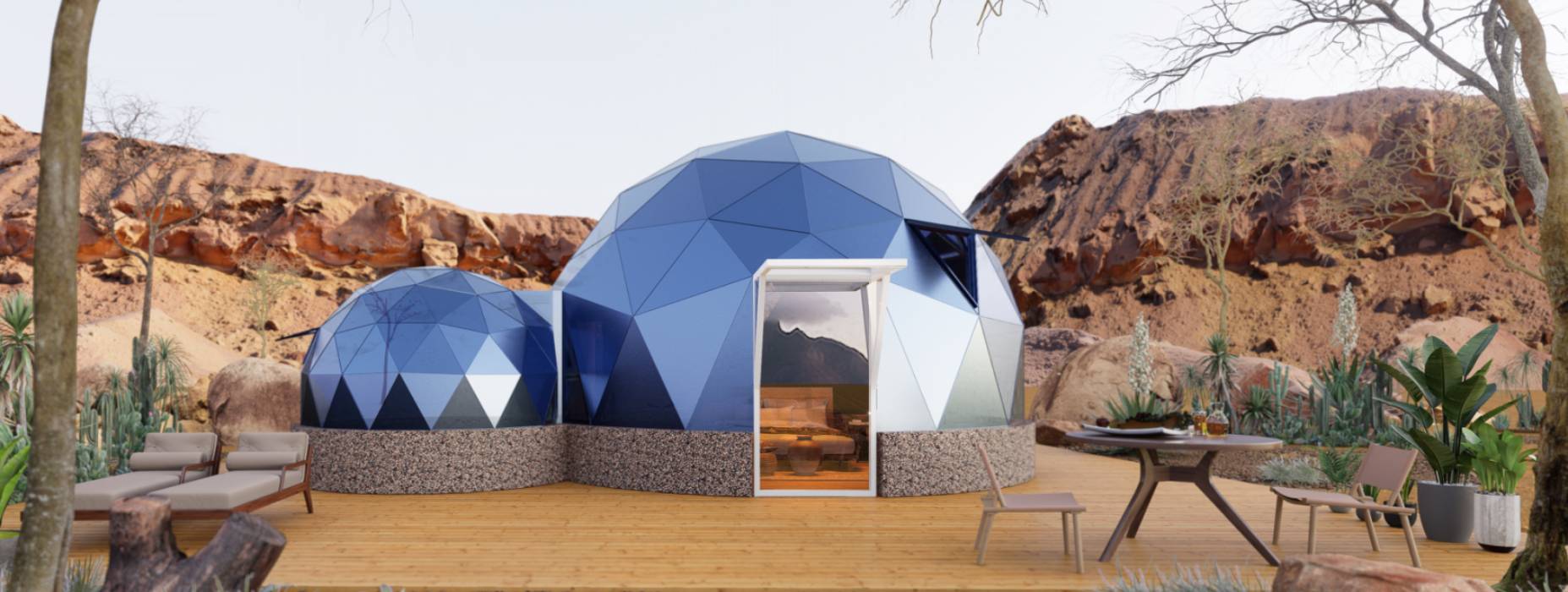 溆浦县球形智能光伏玻璃星空房